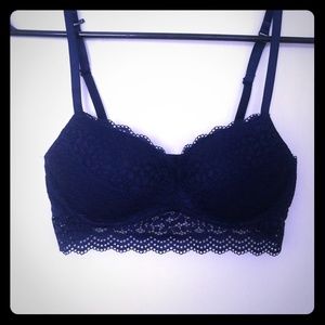 Longline Lace Pushup Bra